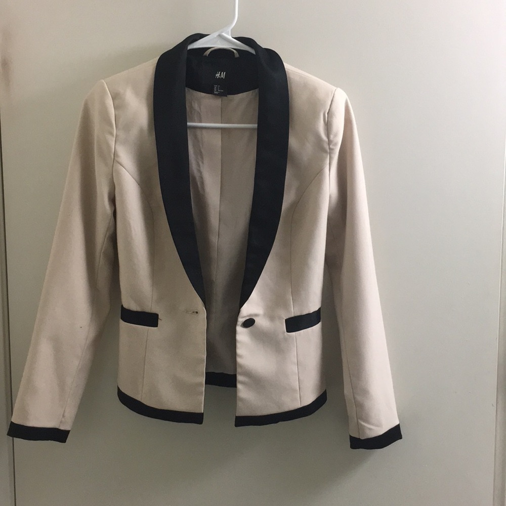 Cream blazer